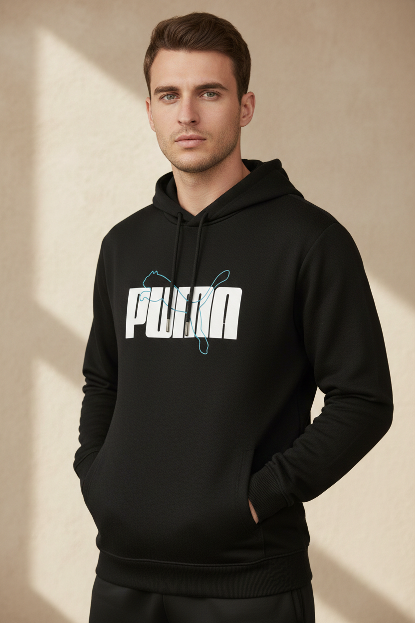 Pma Men Zipper Upper Black