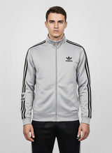 ADS 3-Stripes Terry Men Zipper Upper grey