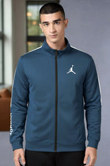 Jrdn Team Flight Training Men Zipper Upper Navy