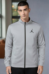 Jrdn Team Flight Training Men Zipper Upper Grey